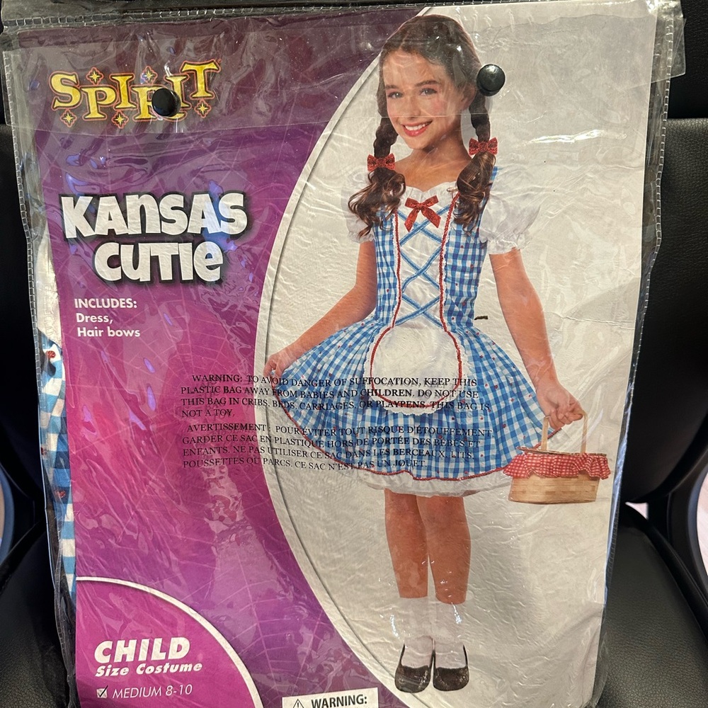 Spirit Kansas Cutie Kids Costume - Blue and White